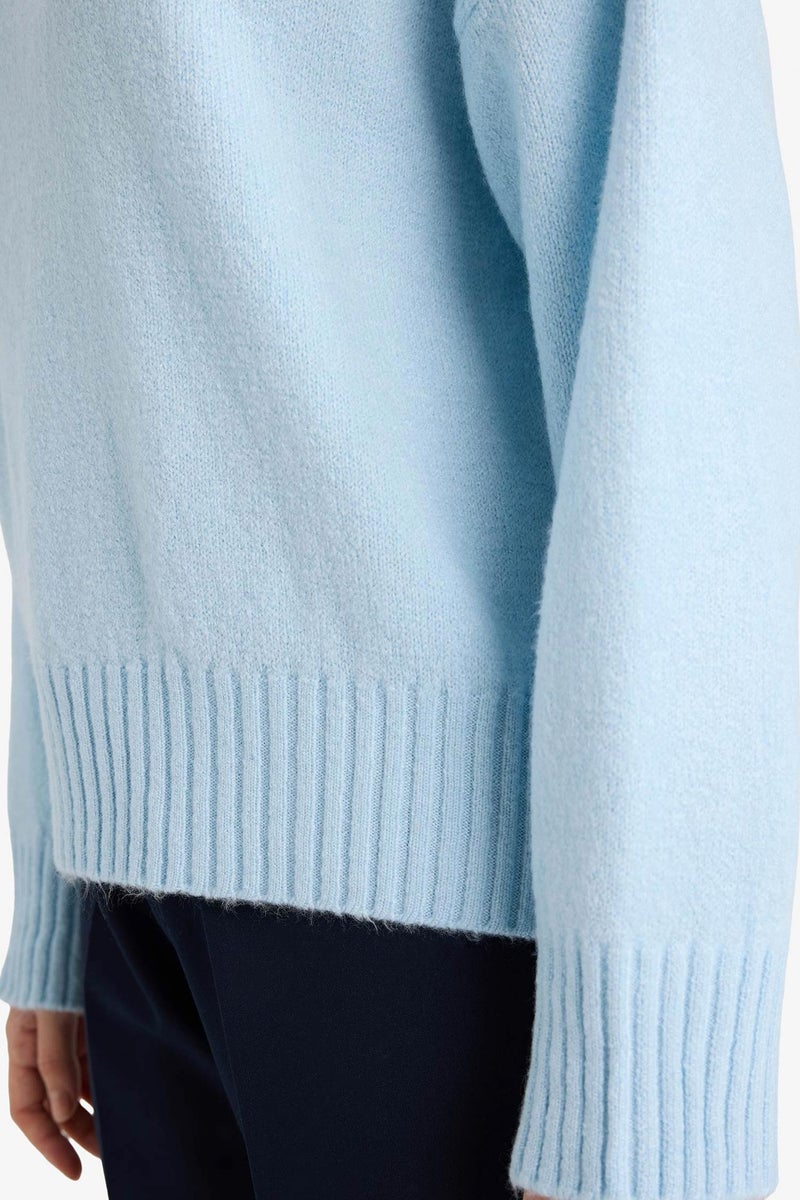 ديفاكتو بلوفر تريكو اوفر سايز برقبة مستديرة - Image 4